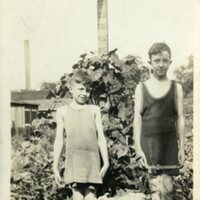 Two Boys In Swimsuits